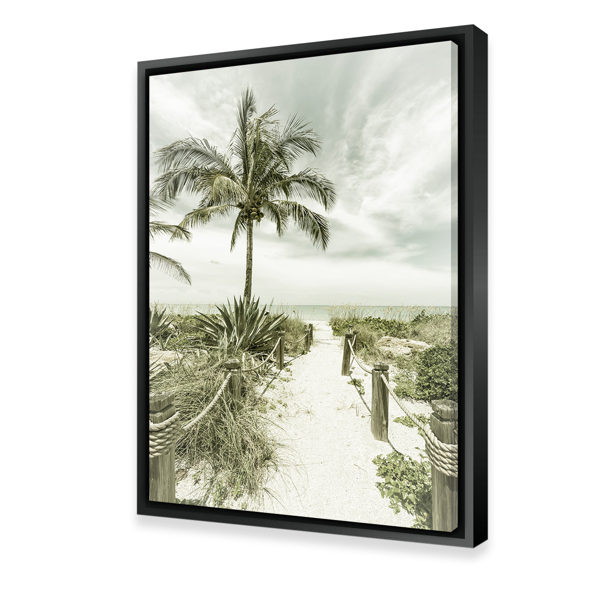 Gorgeous Vintage Path to the Beach Wall Art by Melanie Viola