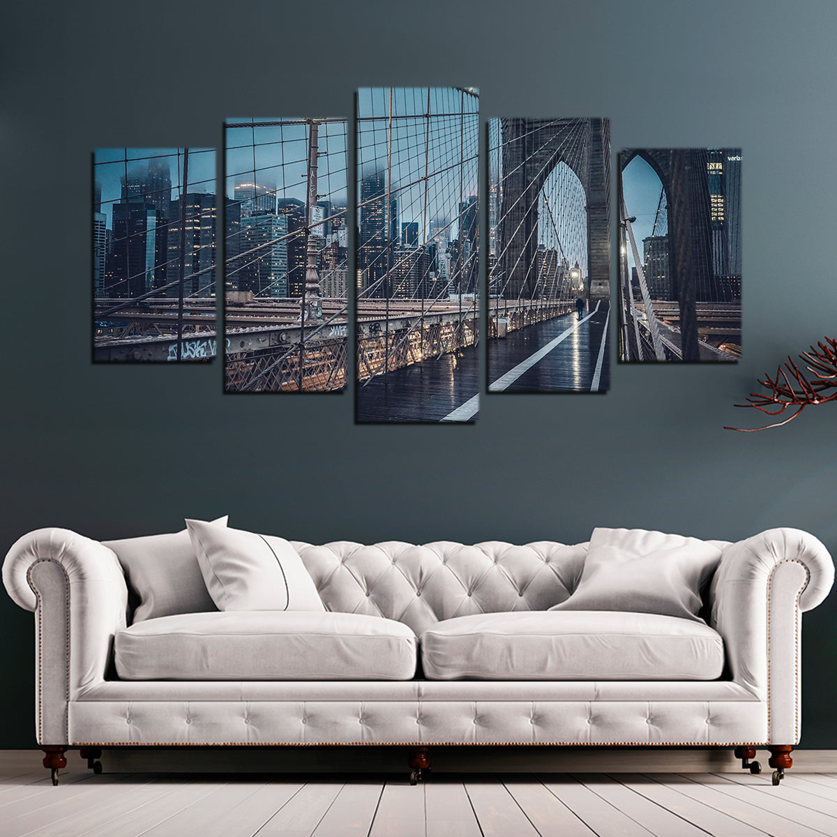 Stunning Bridge and Clouds Wall Art for Your Home Decor