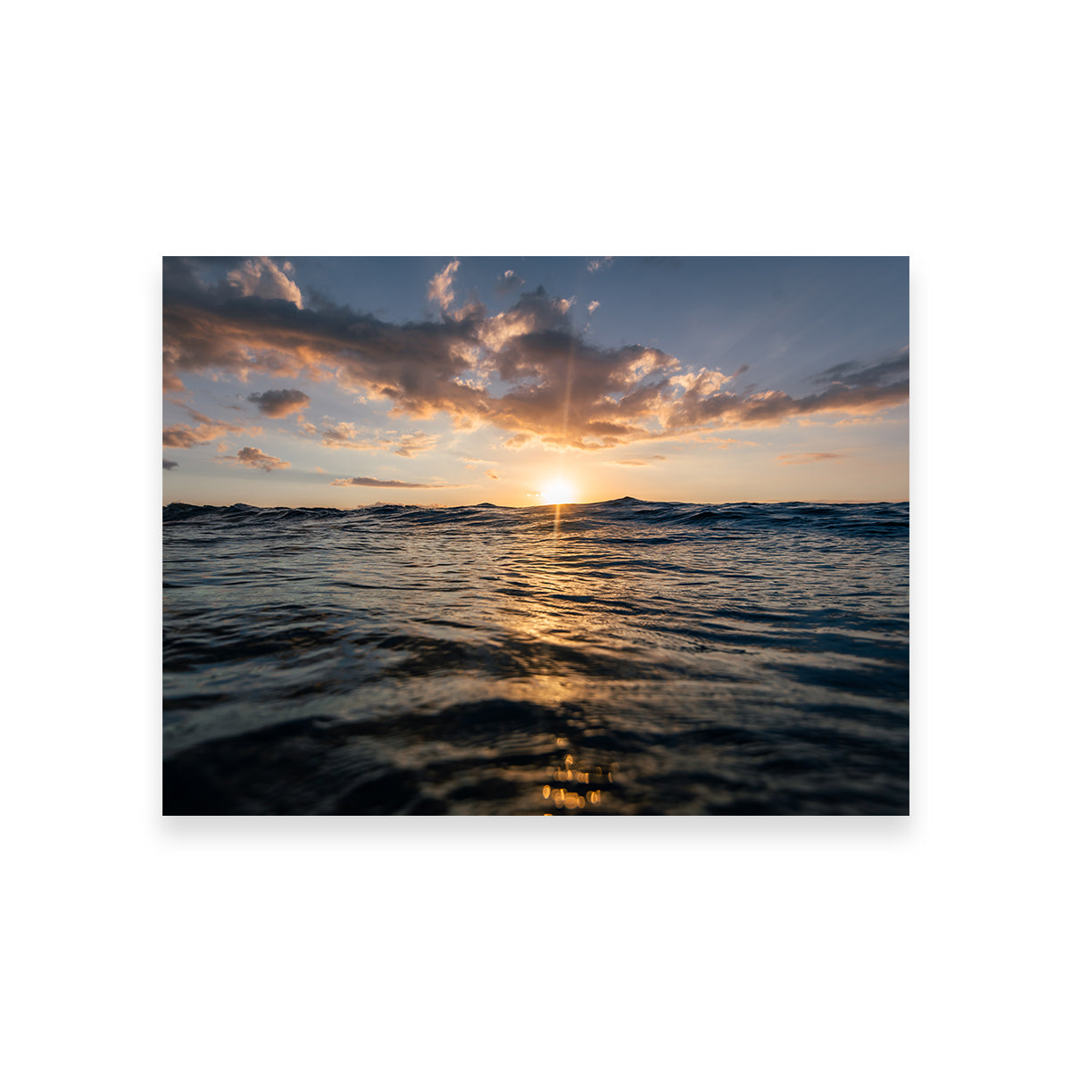 Stunning Sunset Ocean Wall Art by Lucas Moore