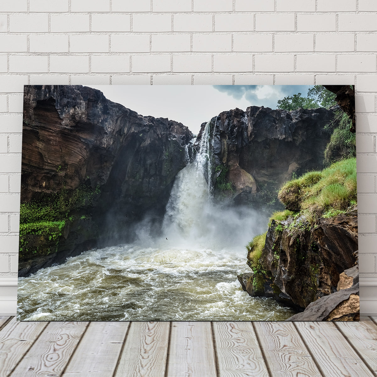 Brazilian Rio Farinha Waterfall Wall Art by Sofia Leite Fonseca