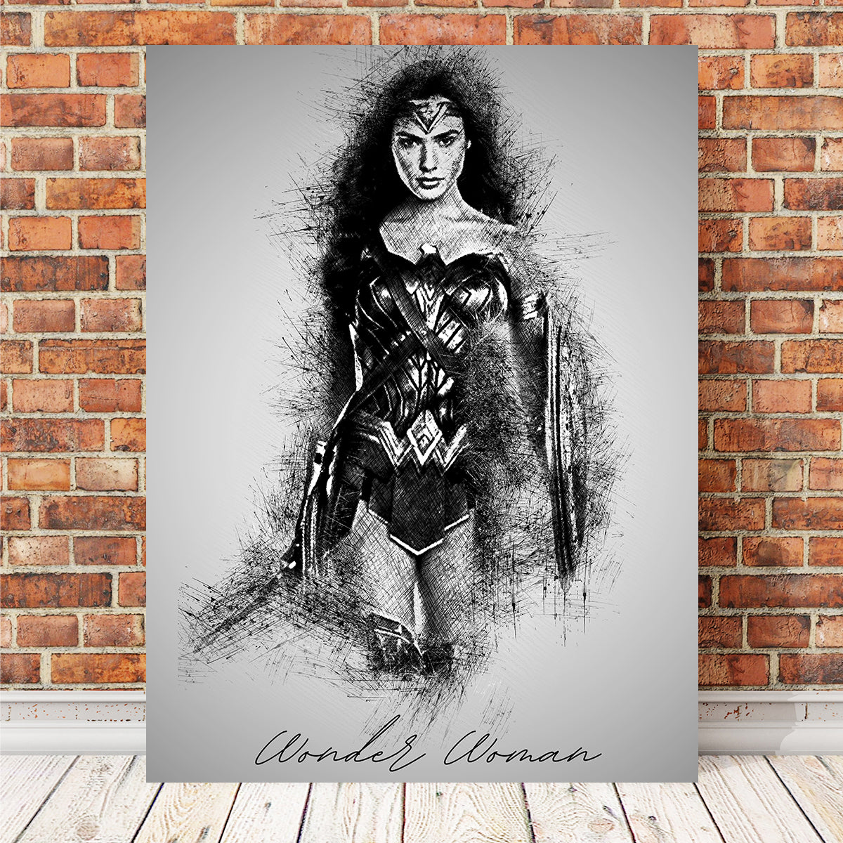 Stunning Wonder Woman Wall Art for Home Decor