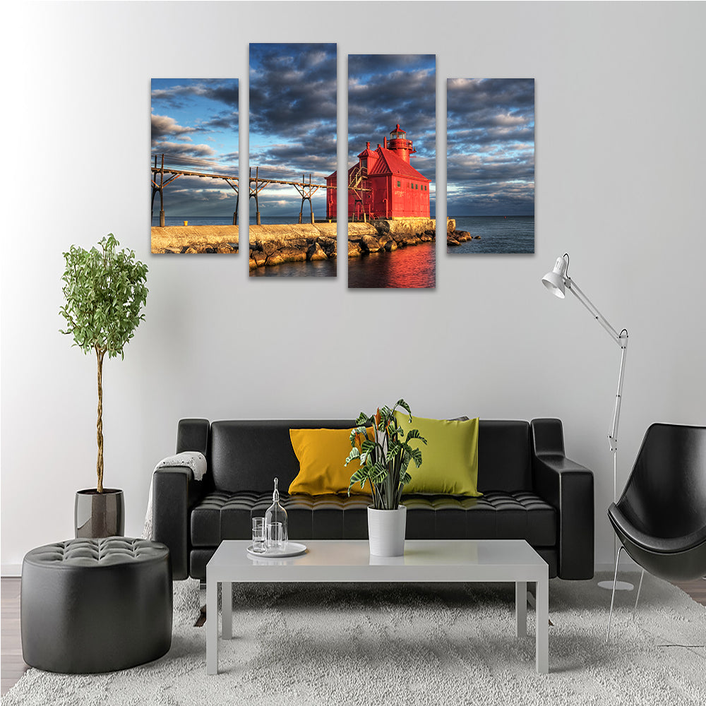 Stunning Sturgeon Bay Lighthouse Wall Art for Your Home Decor