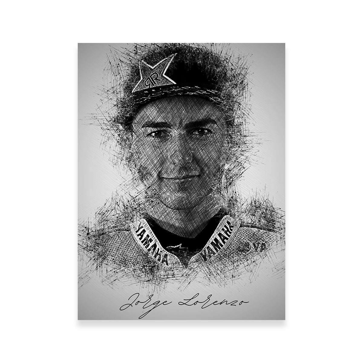 Stunning Jorge Lorenzo Wall Art by Albi Art