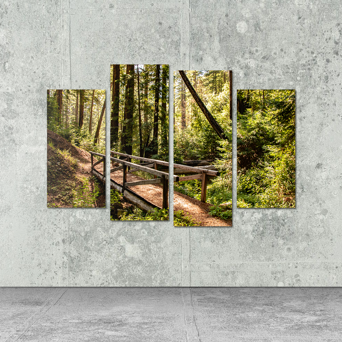 Stunning Ewoldsen Trail Bridge Wall Art by Kyle Sherry