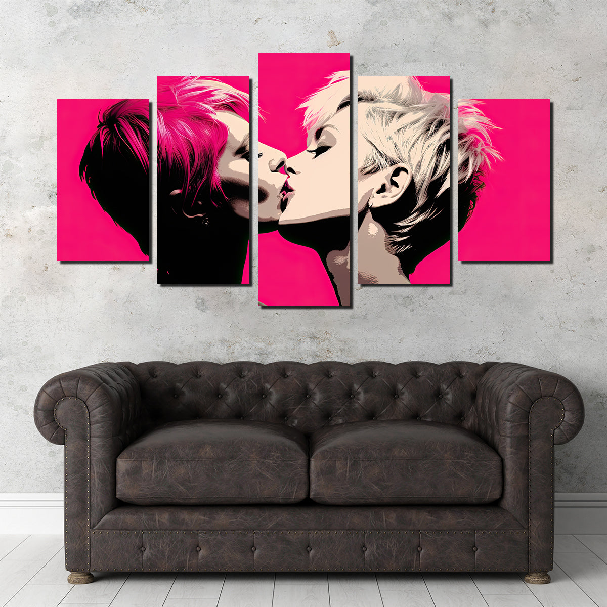 Gorgeous Lady Gaga & Pink Inspiring Wall Art by Ralph & Laura Design