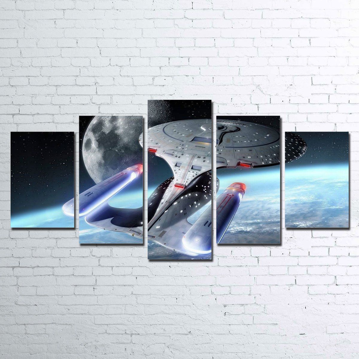 Stunning USS Enterprise - D Wall Art for Sci - Fi Enthusiasts