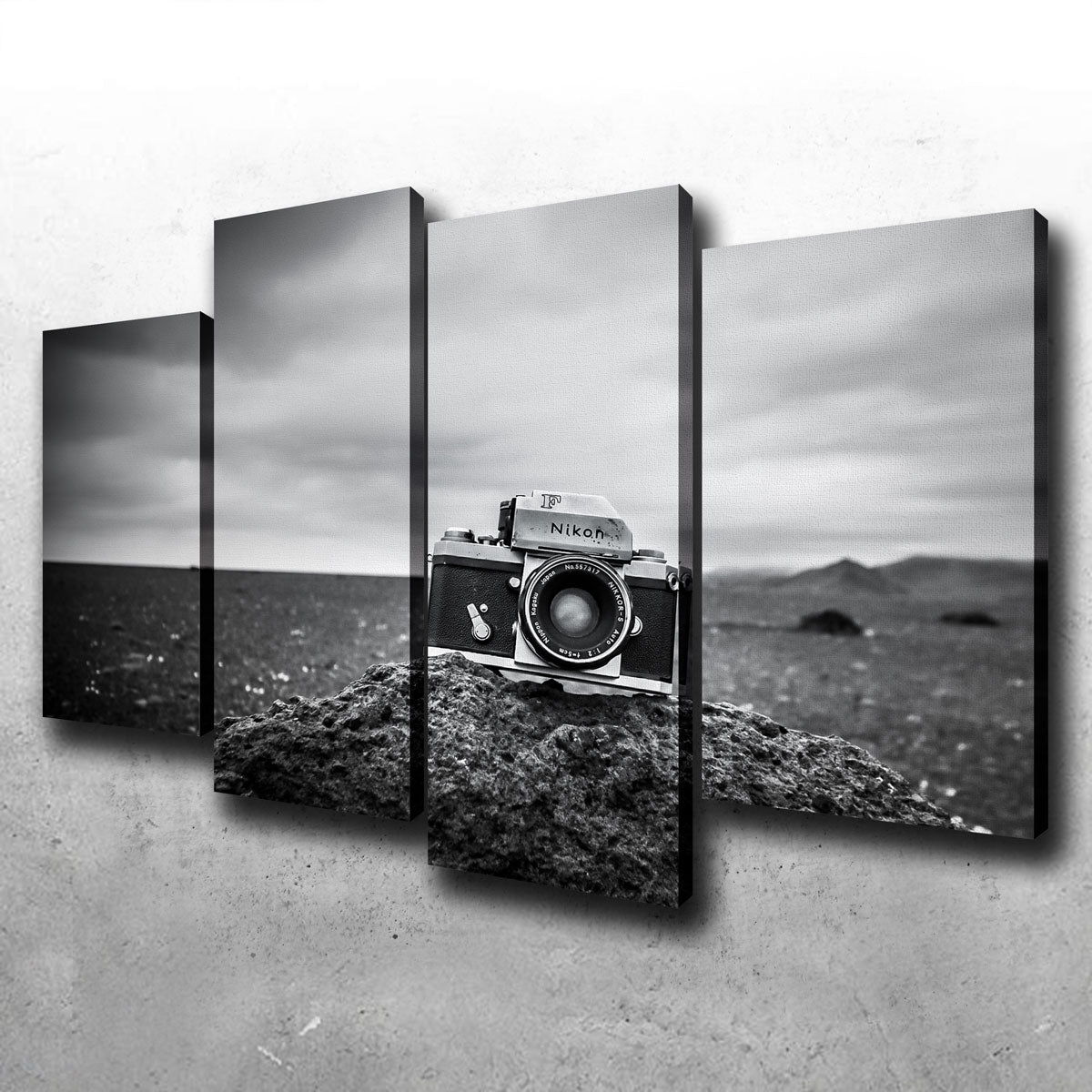 Stunning Vintage Iceland Wall Art by Dennis Maida