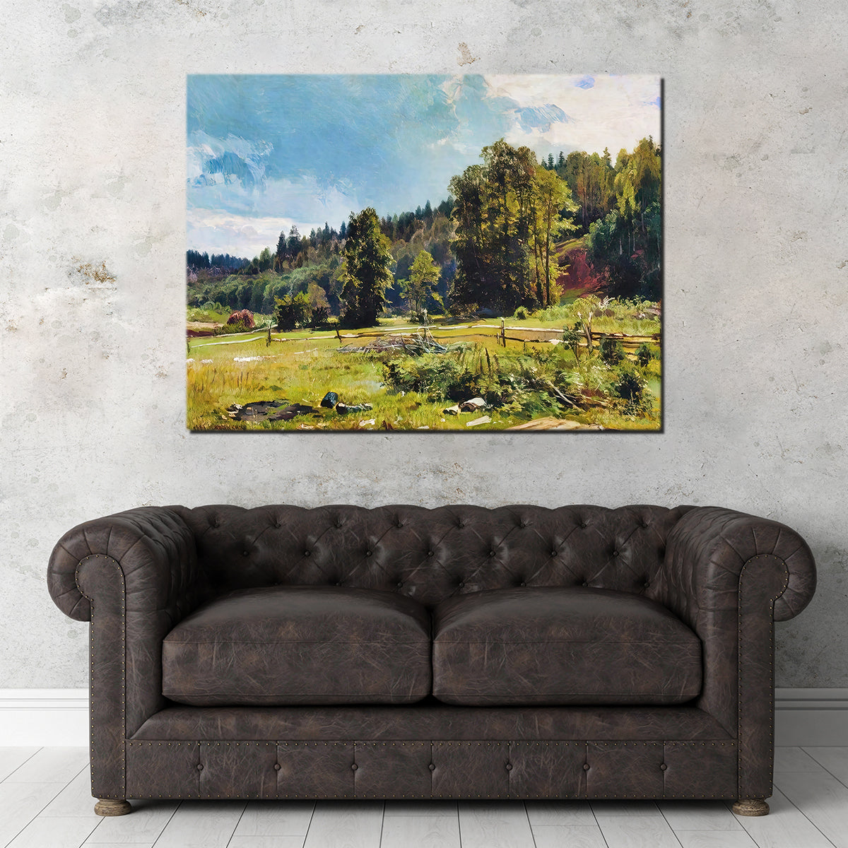 Stunning Meadow at the Forest Edge Wall Art by Denise Dundon