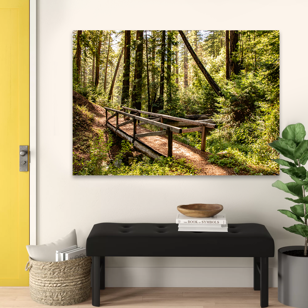 Stunning Ewoldsen Trail Bridge Wall Art by Kyle Sherry