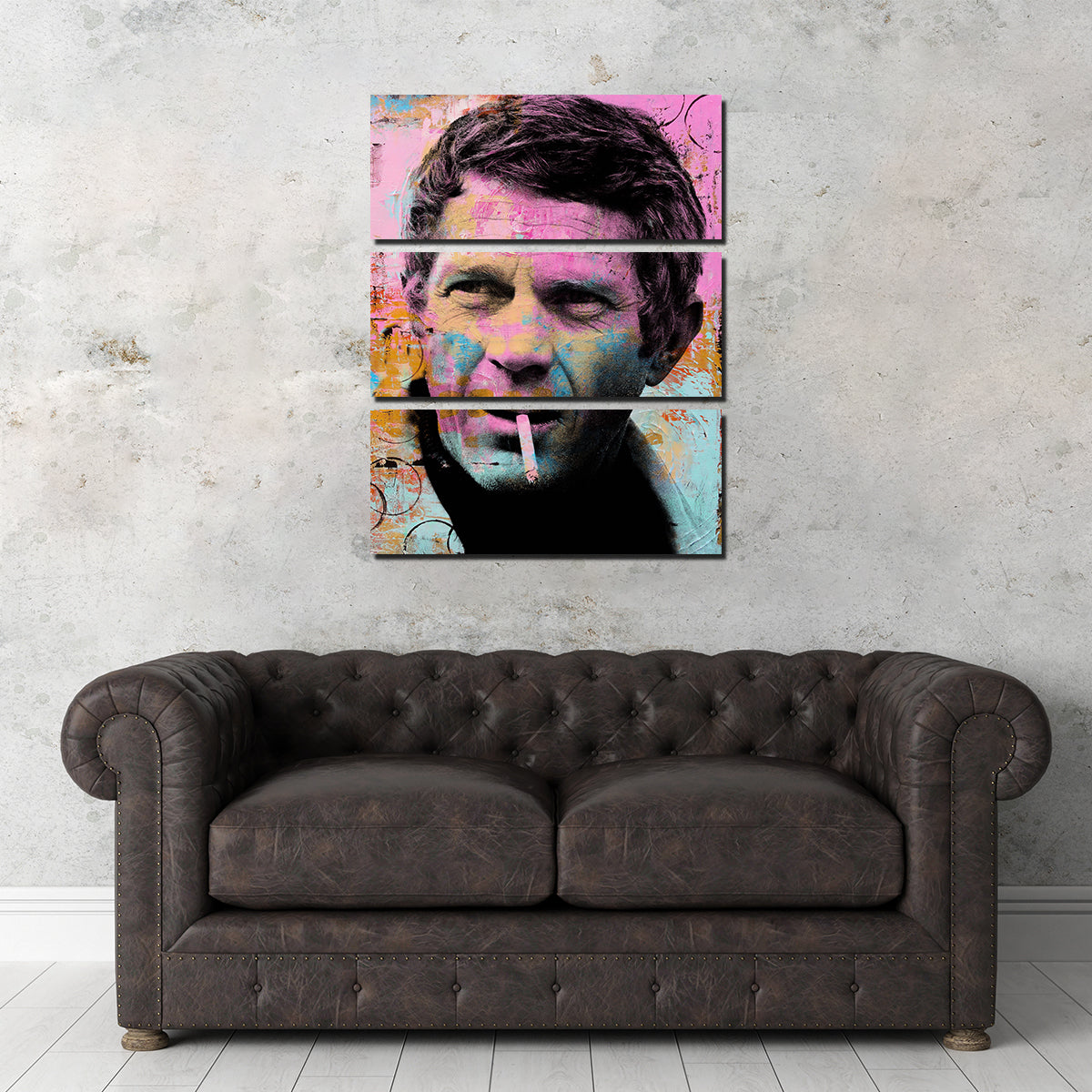 Authentic Steve McQueen Wall Art by Stephen Chambers