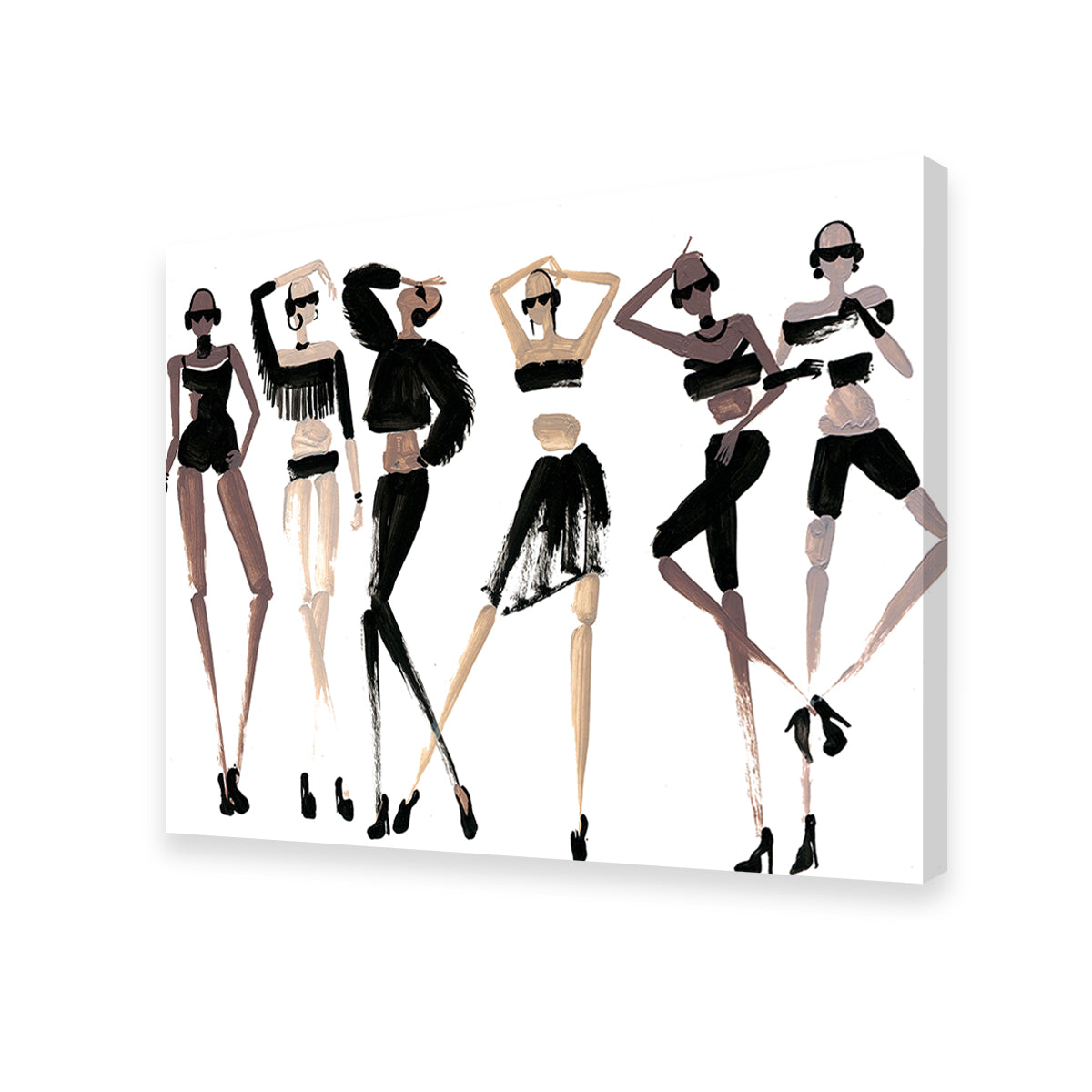 Stylish Fashion 6 Wall Art by Evgeny Vetrov