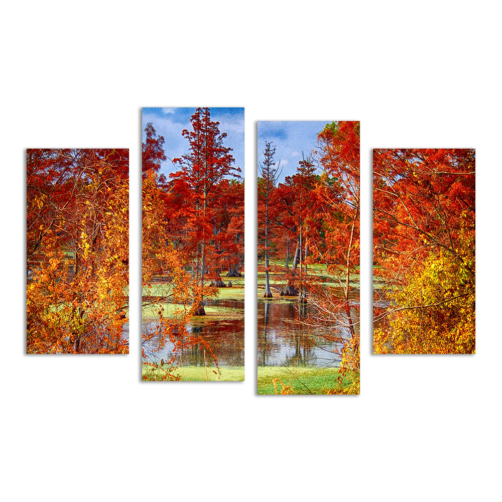 Stunning Lake Conway Cypress Trees Wall Art for Your Home Decor