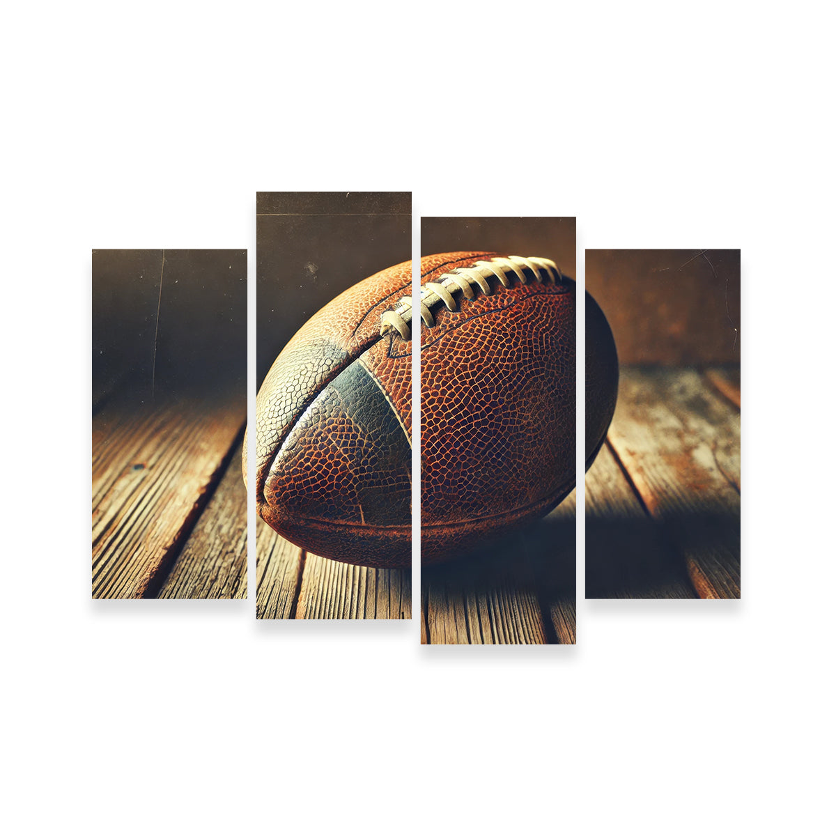 Vintage and Stylish Football Wall Art for Sports Enthusiasts