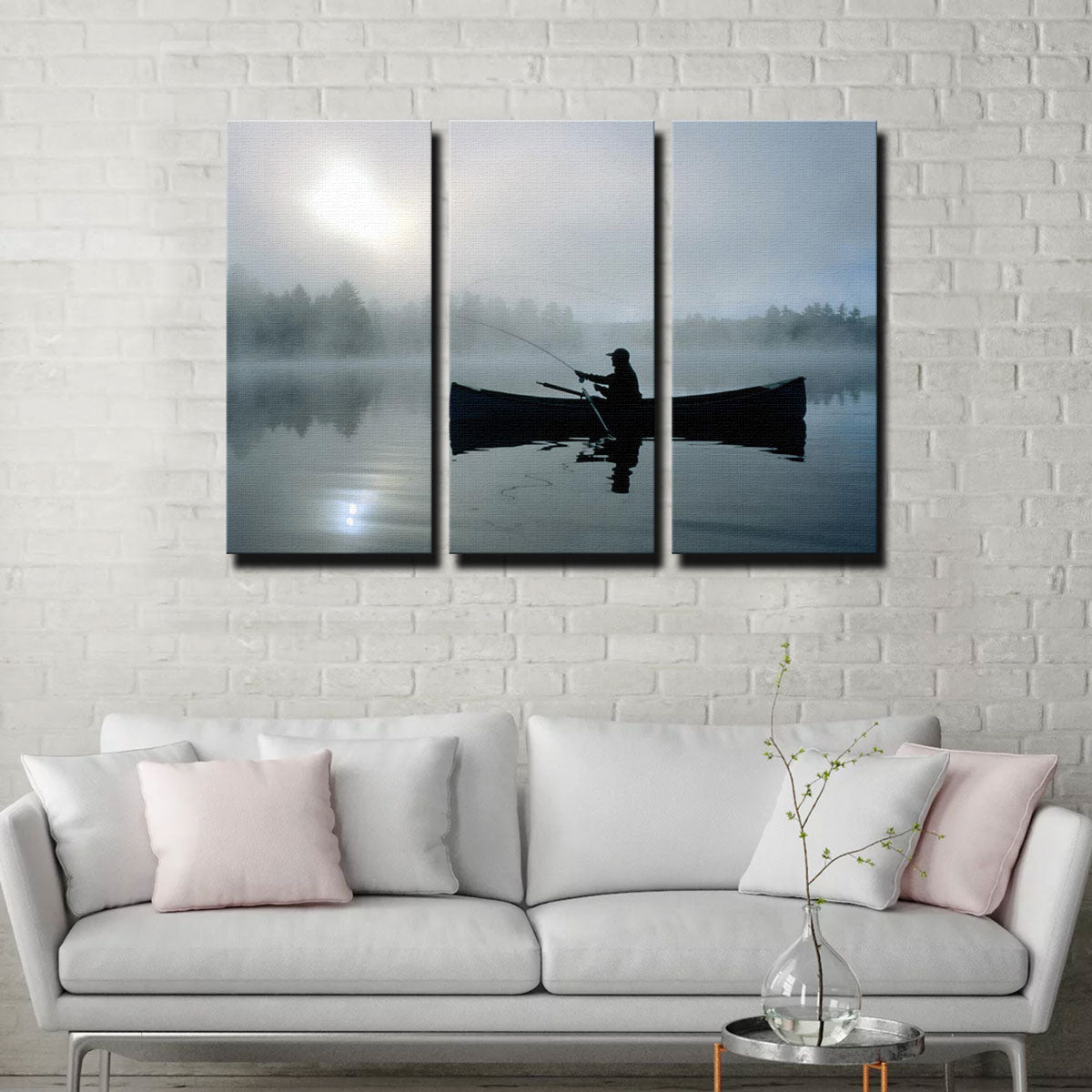 Stunning Fishing Boat Canvas Wall Art for Home Decor