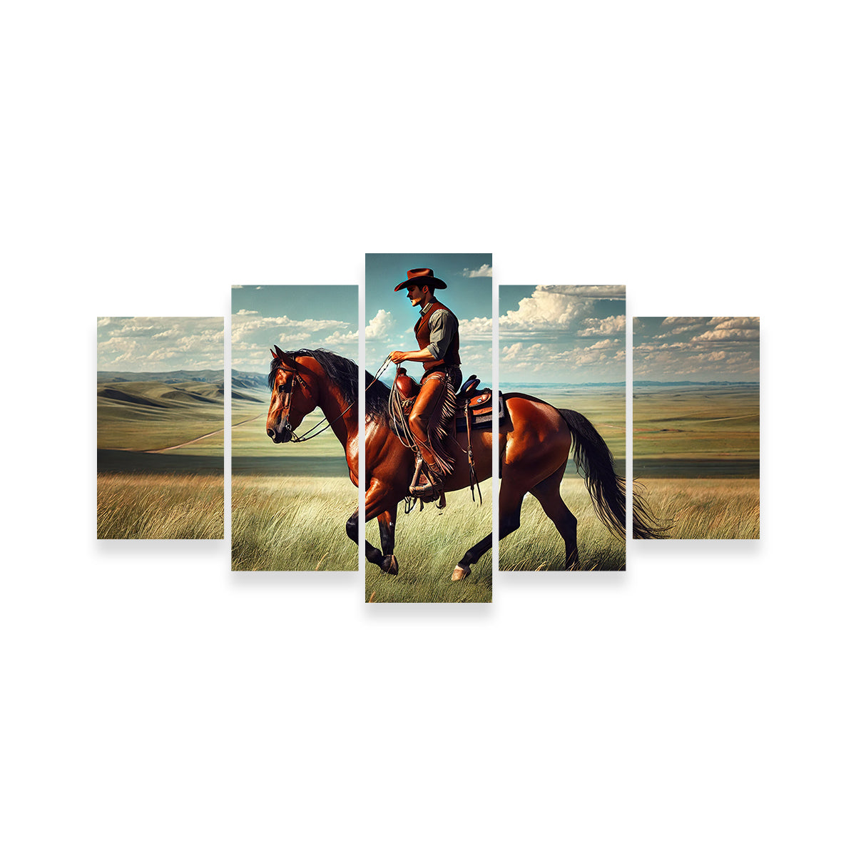 Stunning Cowboy and Quarter Horse Wall Art for Your Home Decor