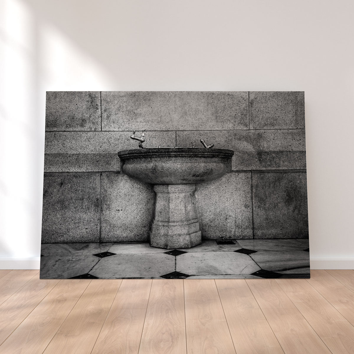 Exquisite Vintage Fountain Wall Art by Dennis Maida