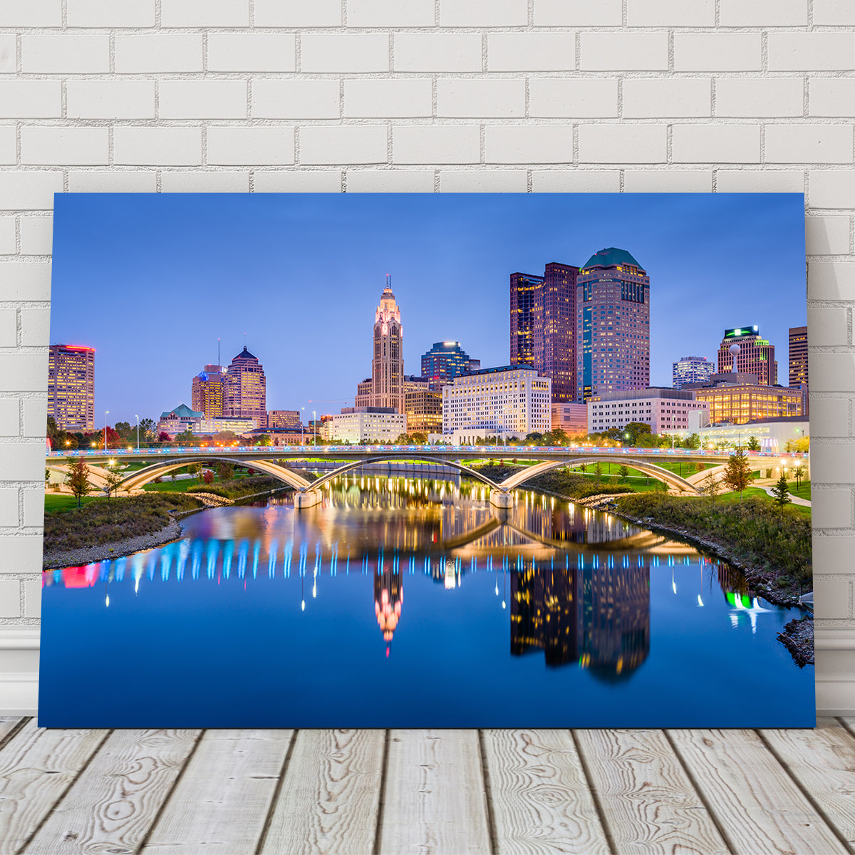 Exquisite Columbus Skyline Wall Art for Stunning Home Decor