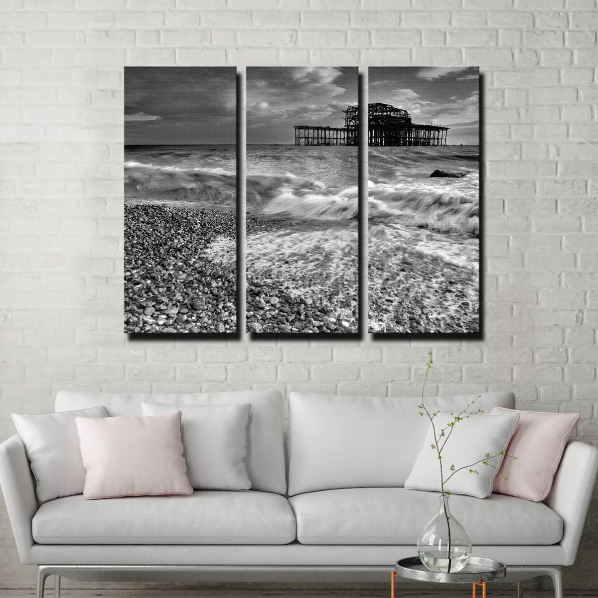 Stunning Brighton West Pier Wall Art by Mike Cotton