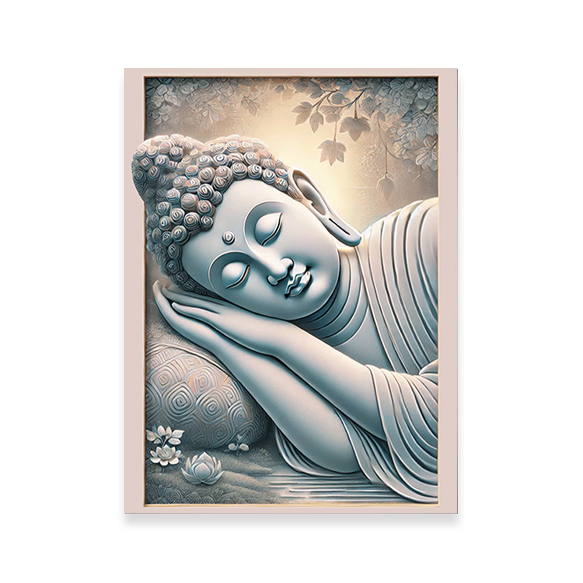 Exquisite Buddha Sleeping Wall Art
