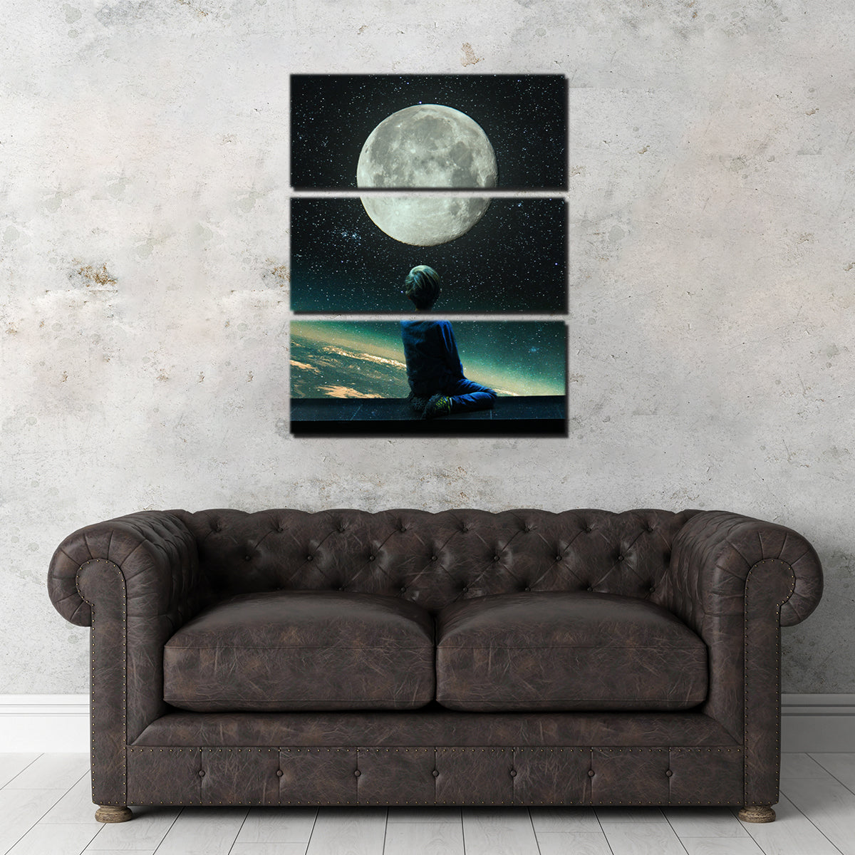 Stunning Moon Boy Bocah Wall Art by RAPart