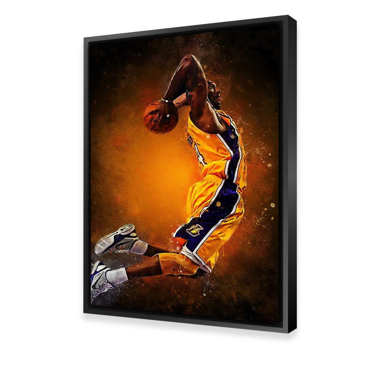 Stunning Kobe Bryant Painting Wall Art for Home Decor