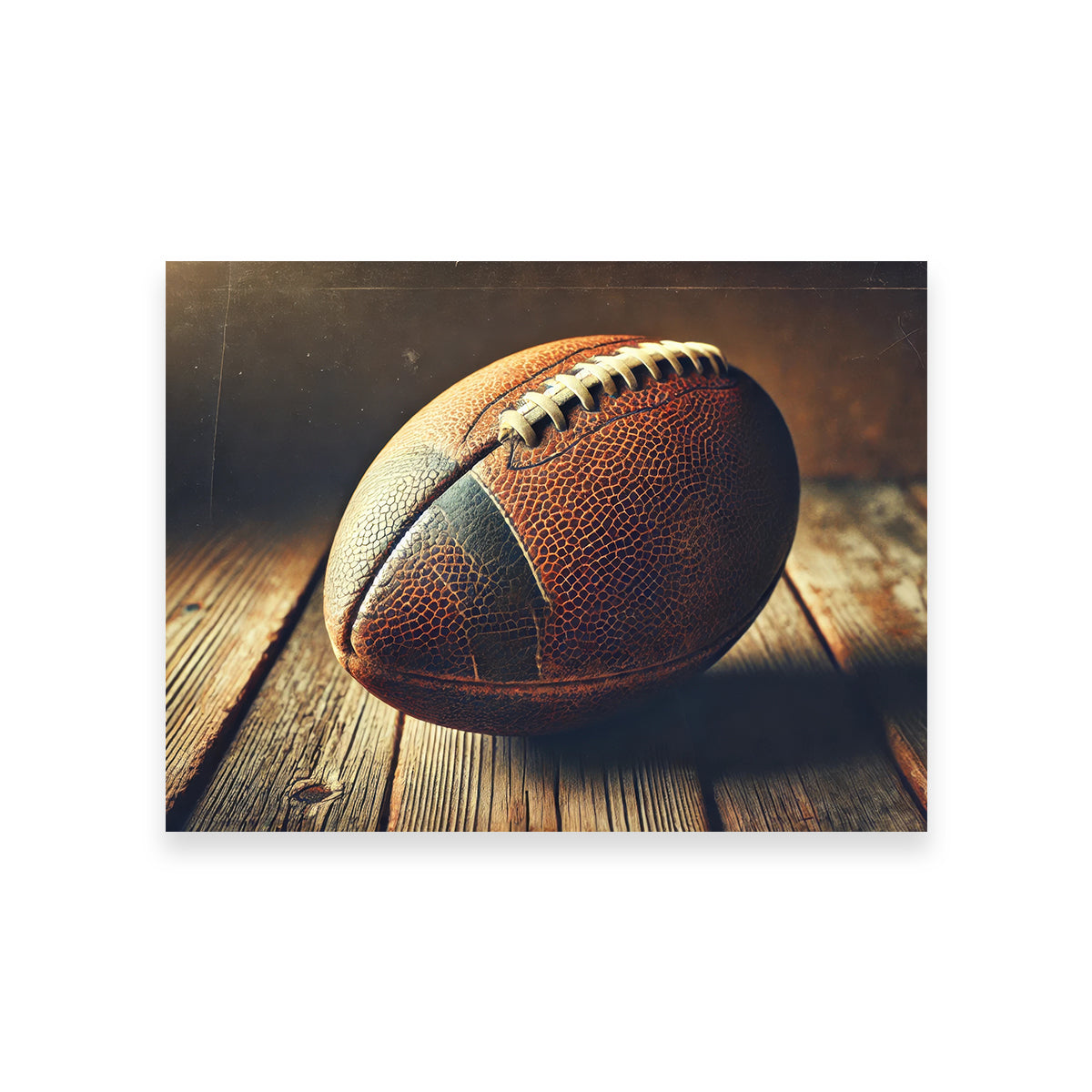 Vintage and Stylish Football Wall Art for Sports Enthusiasts