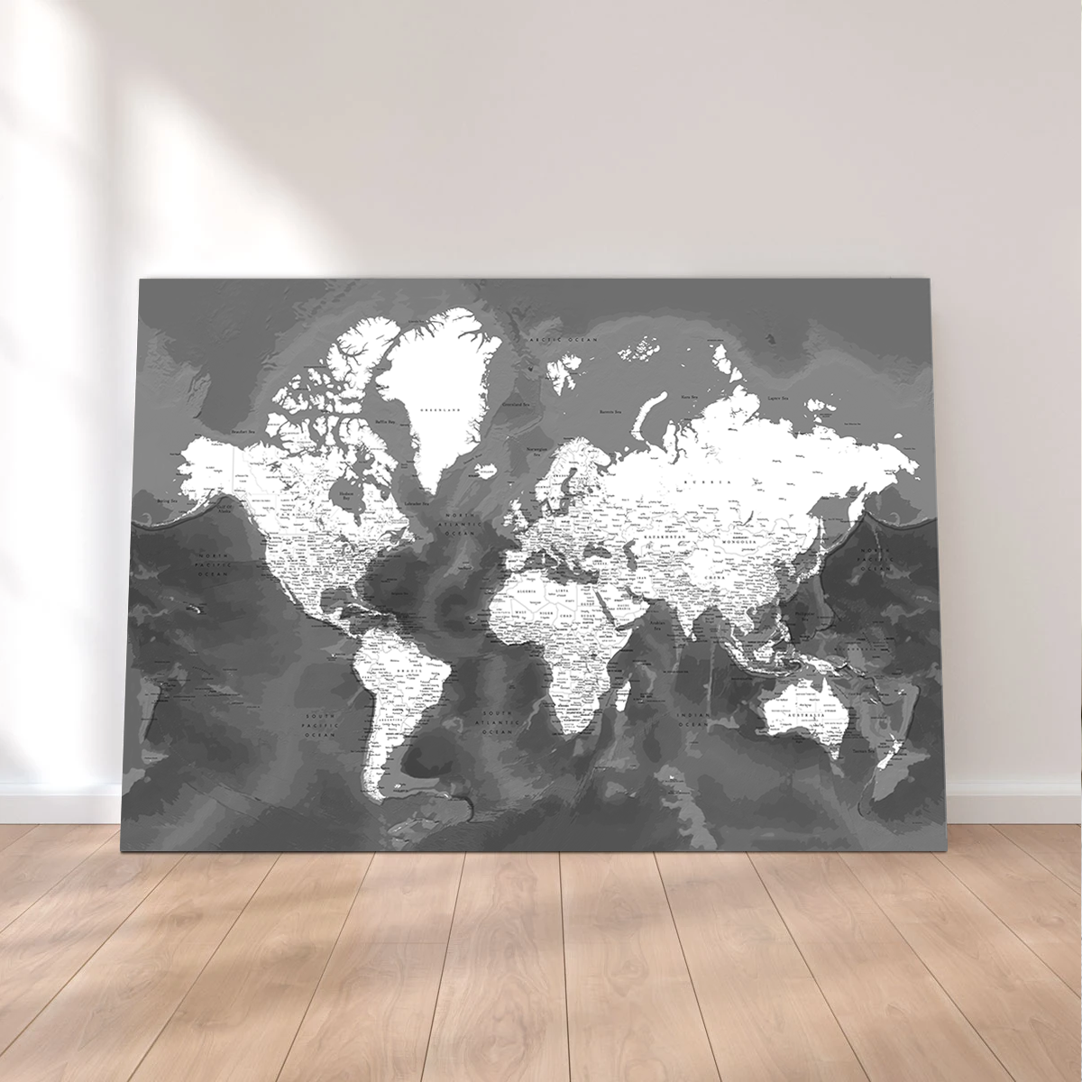 Exquisite World Map 50 Wall Art for Home Decor