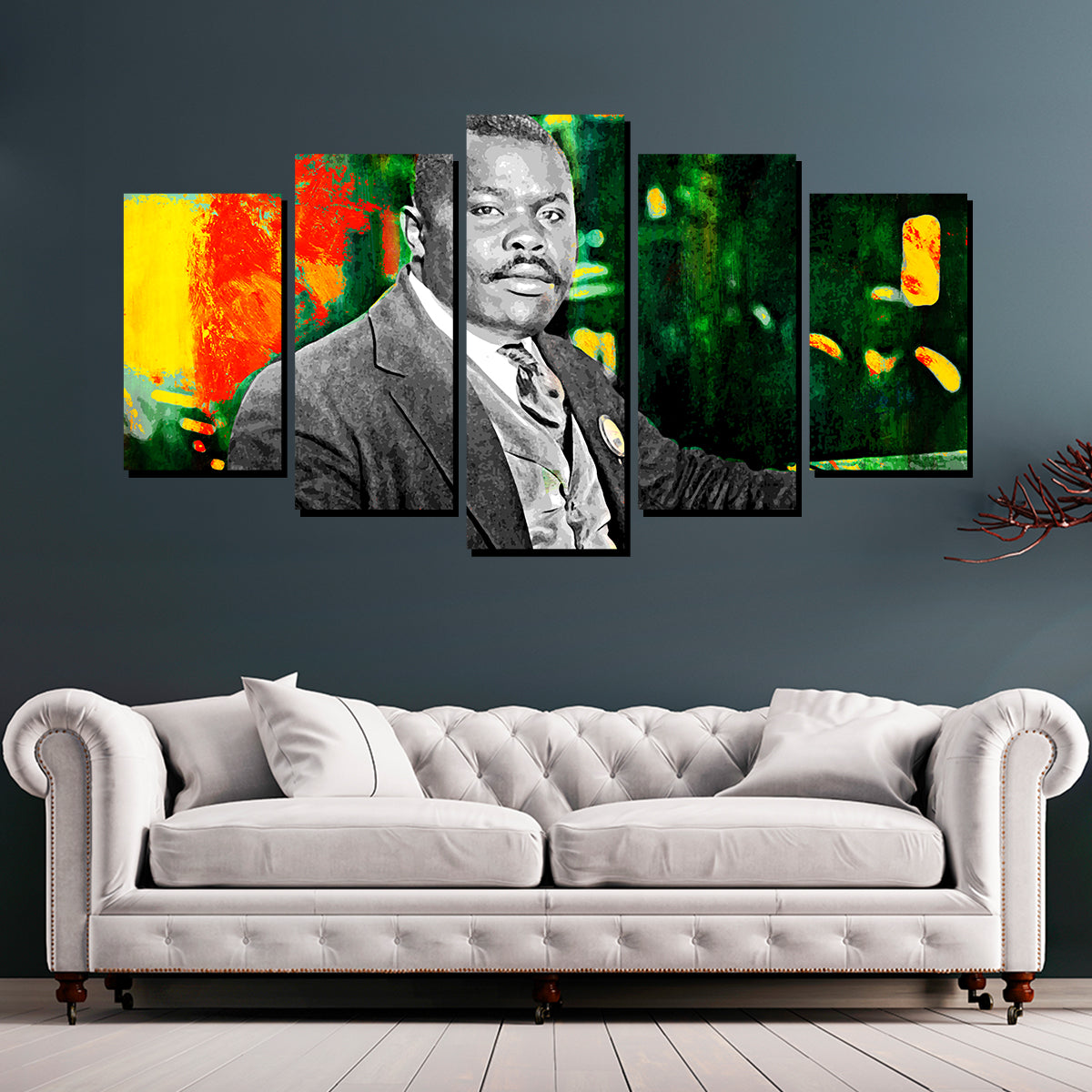 Marcus Garvey Inspiring Wall Art - Museum Quality Canvas Prints