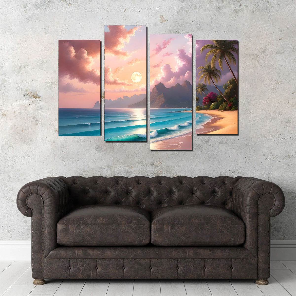 Stunning Waves of Serenity Wall Art