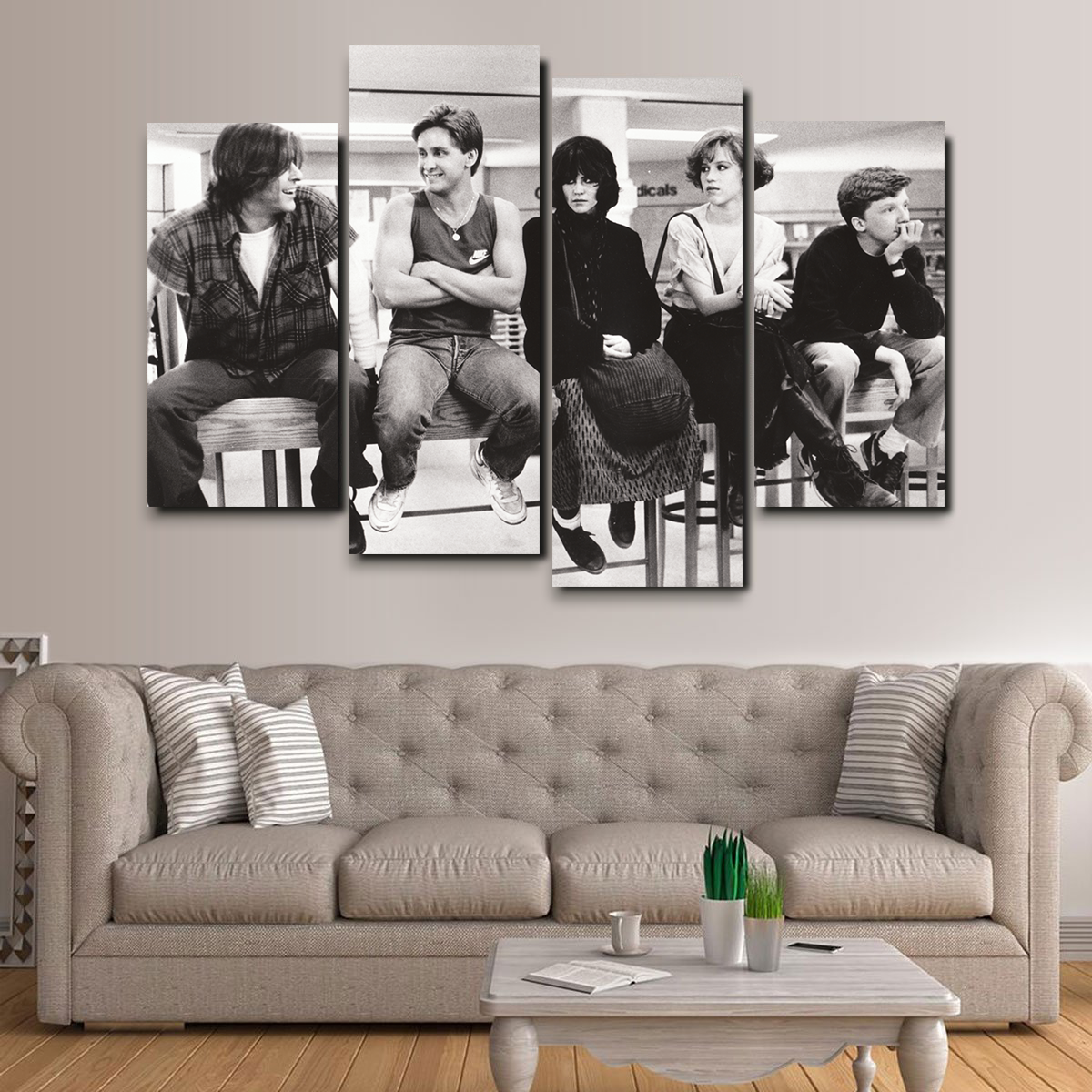 Exquisite Breakfast Club Wall Art for Home Decor