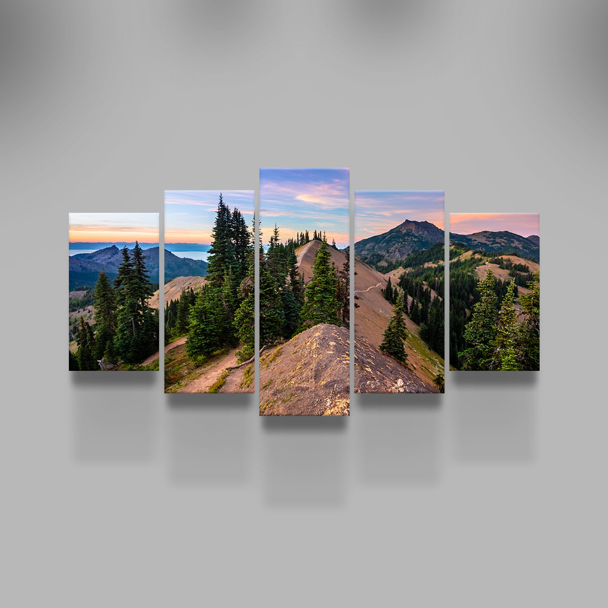 Stunning Mountaintop Sunset Wall Art by Lucas Moore