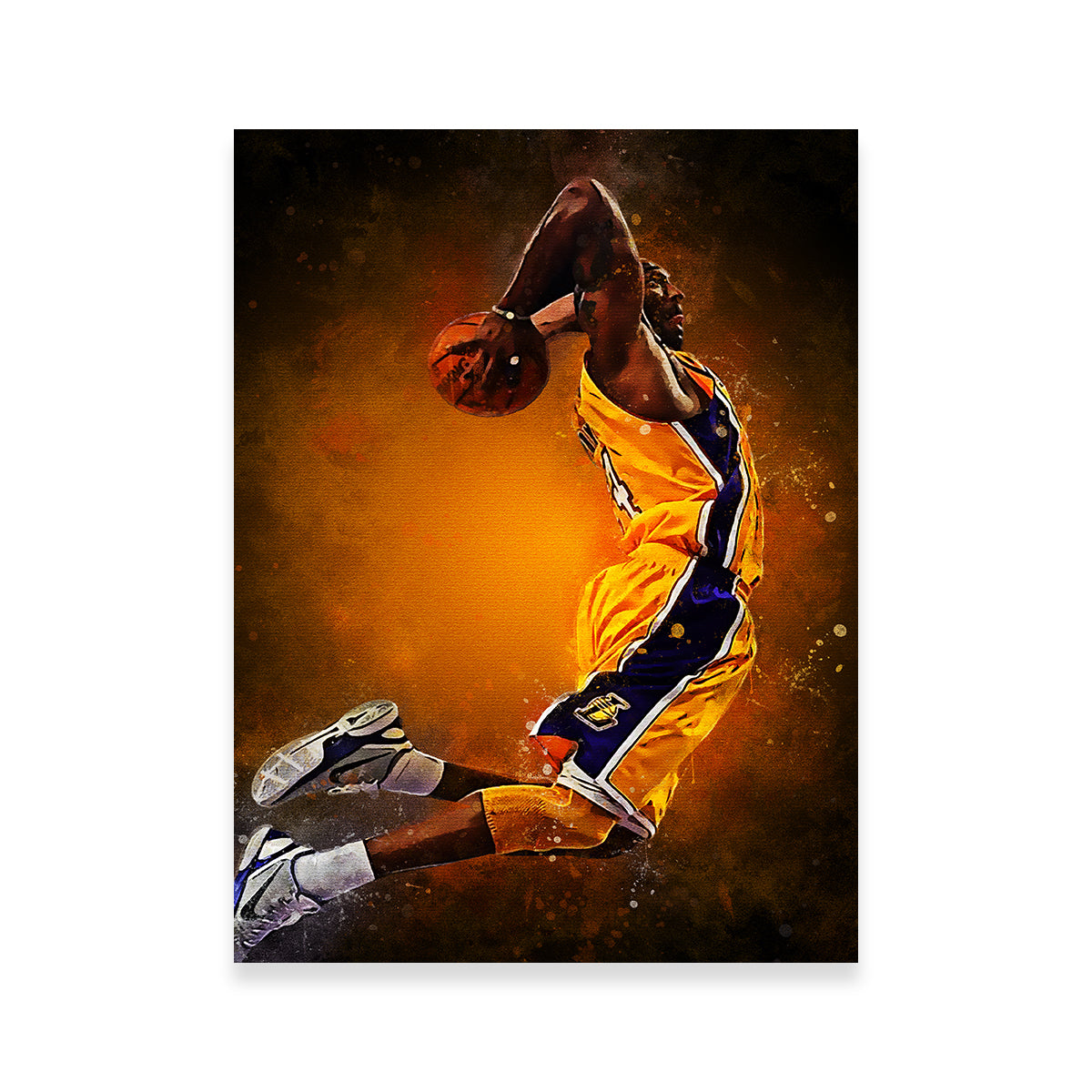 Stunning Kobe Bryant Painting Wall Art for Home Decor
