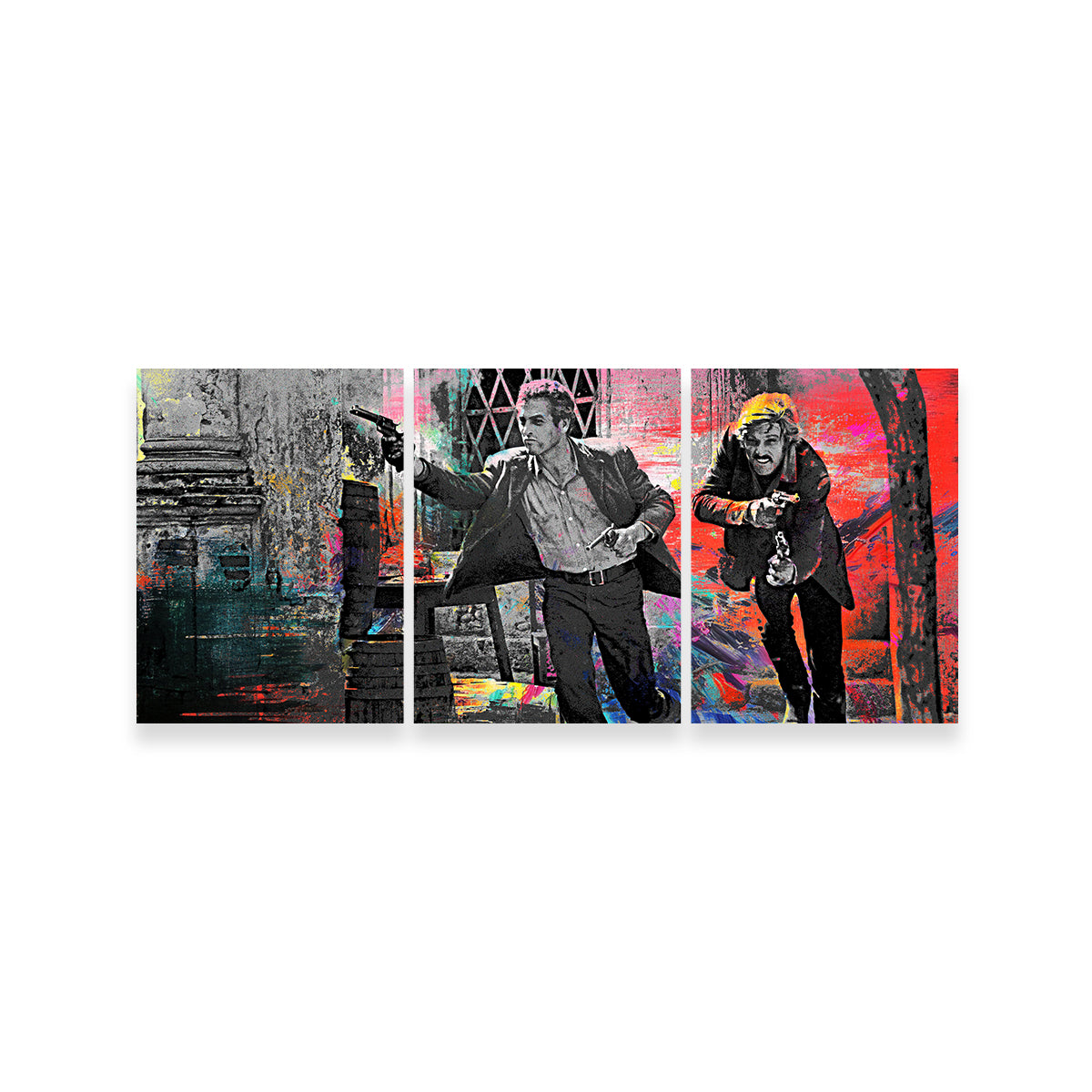 Butch Cassidy & The Sundance Kid Stunning Wall Art for Home Decor