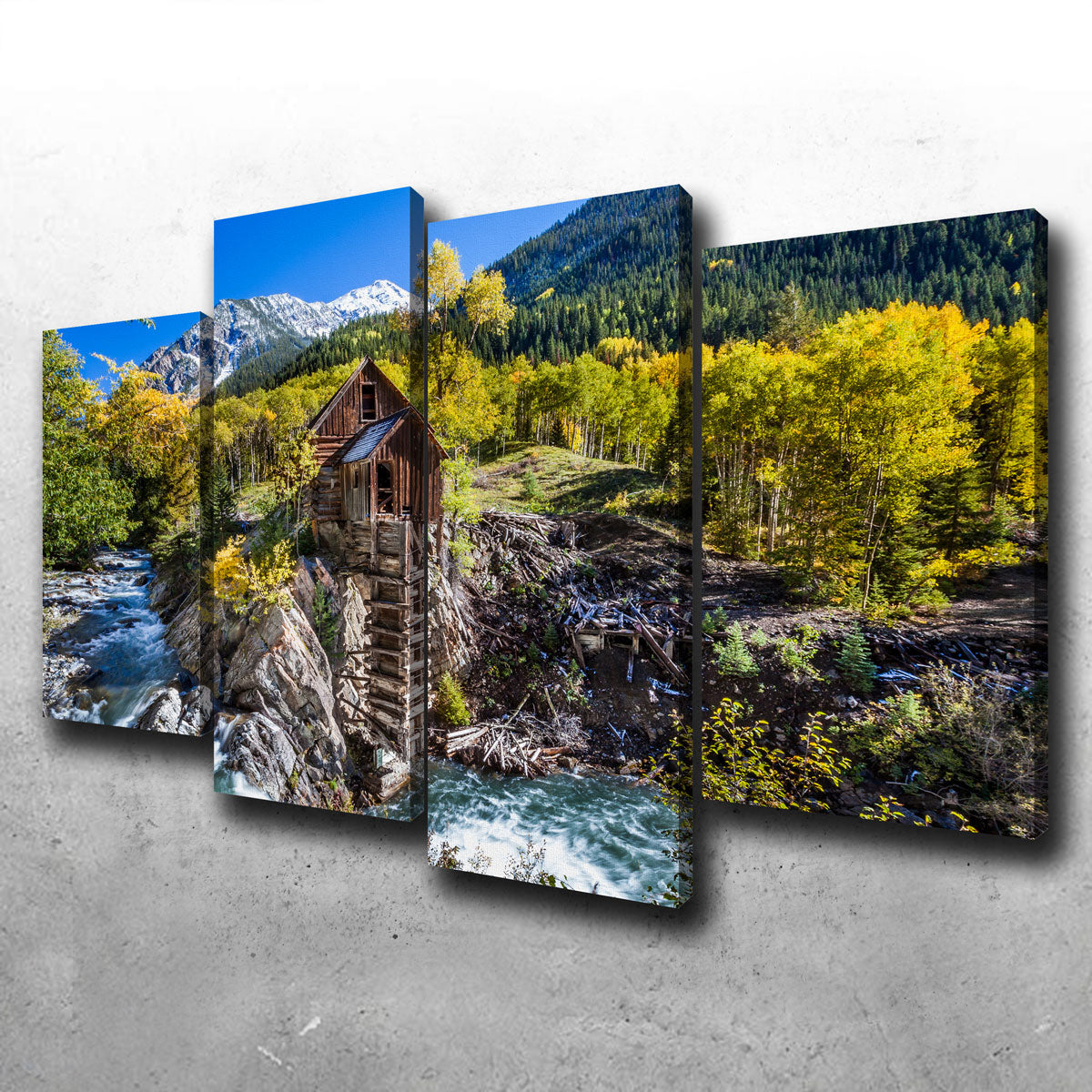 Exquisite Crystal Mill Wall Art - Museum-Quality Canvas Print