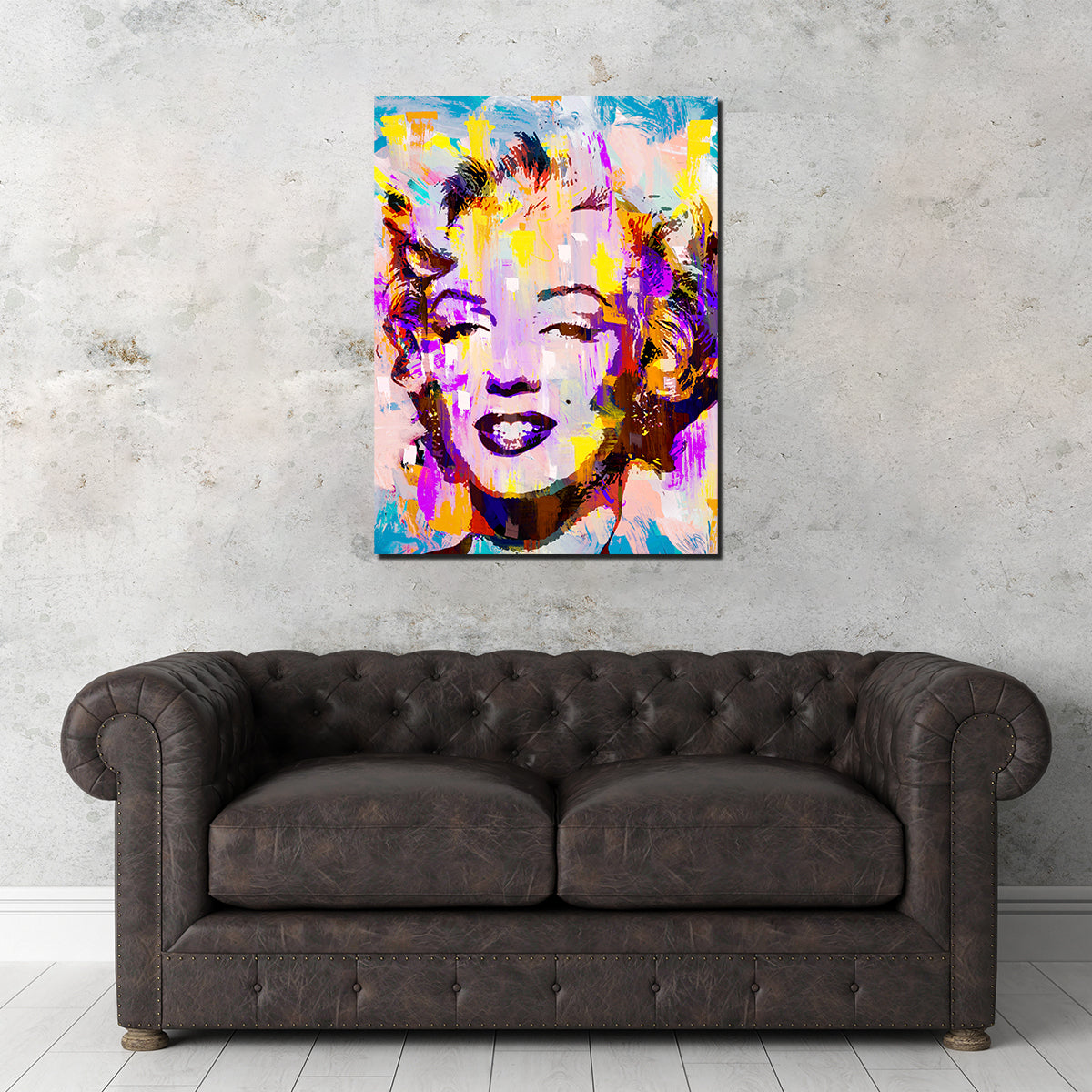 Exquisite Marilyn Rain Wall Art by Stephen Chambers