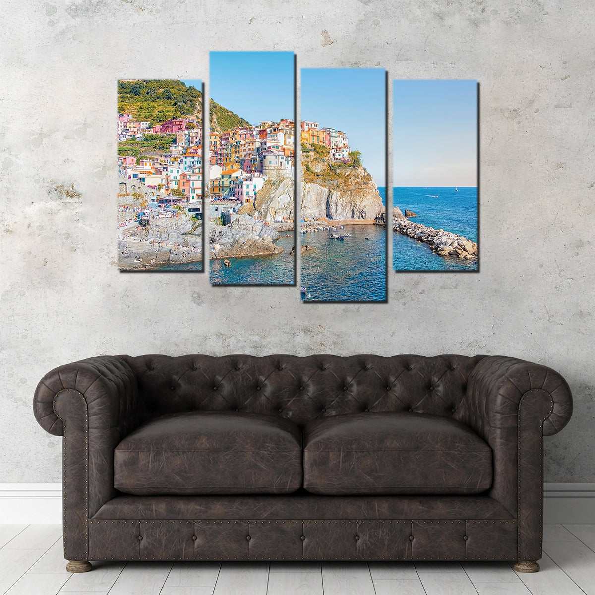 Exquisite Manarola Wall Art by Manjik Pictures