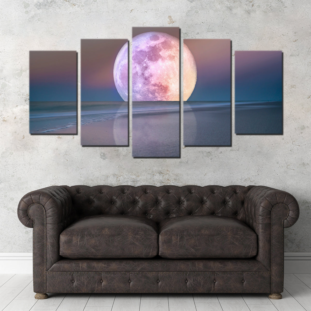 Stunning Moon Rise Wall Art by Eileen Rollin