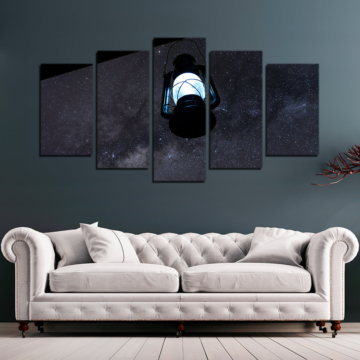 Exquisite Lamp and Sky Wall Art by Sofia Leite Fonseca