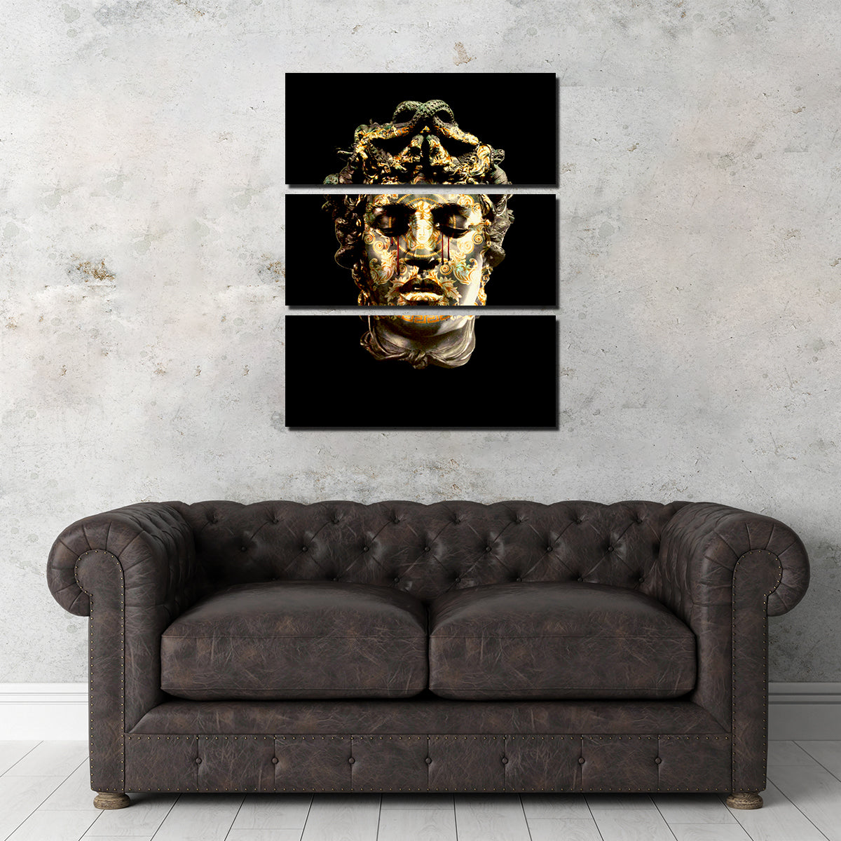 Stunning Versace Tears Wall Art by TJ