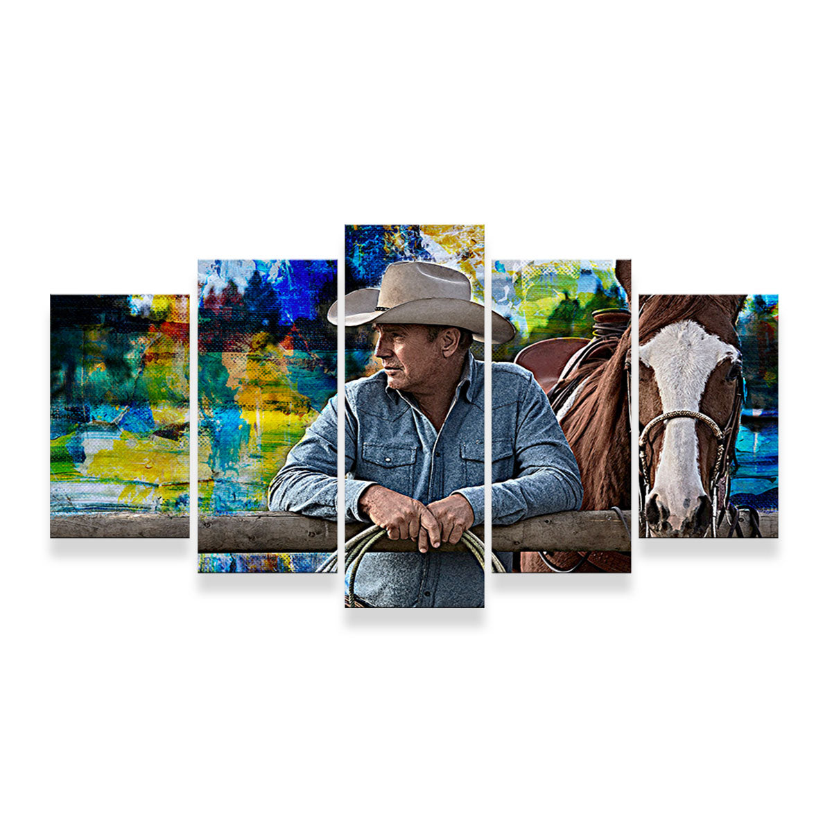 Stunning John Dutton & Horse Wall Art for Your Home Decor