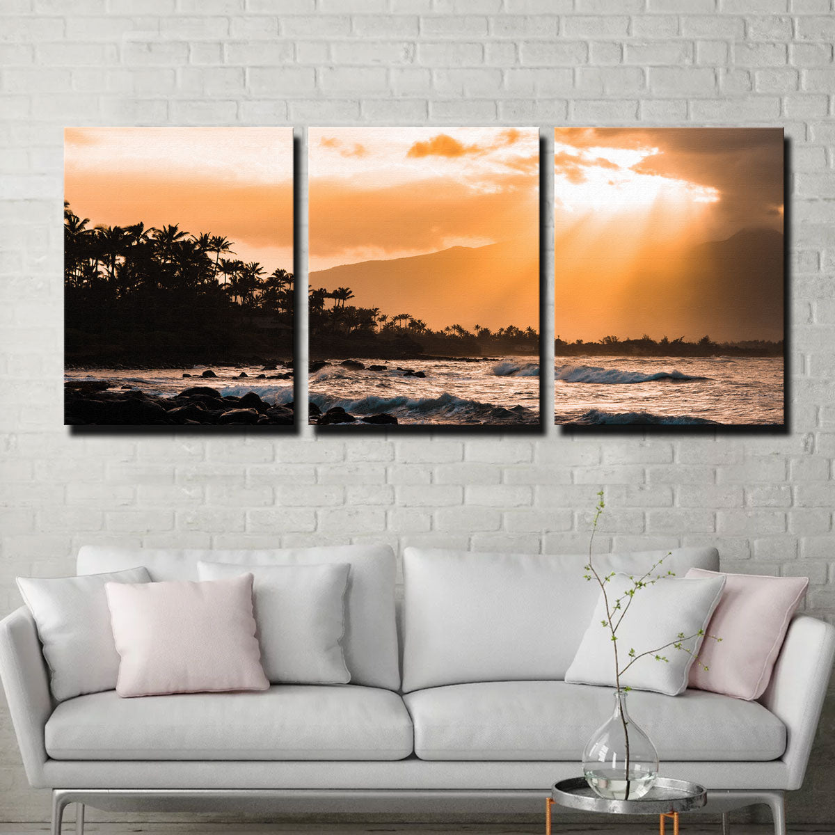 Exquisite Warm Paradise Wall Art by Lucas Moore