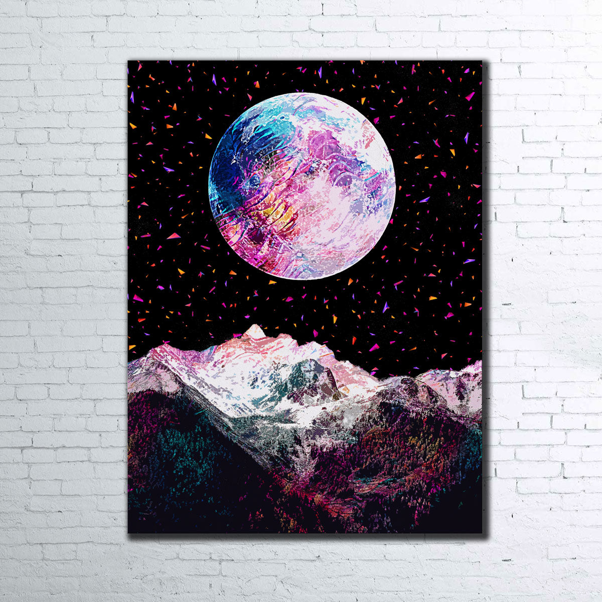 Stunning Moonscape 7 Wall Art by Gab Fernando