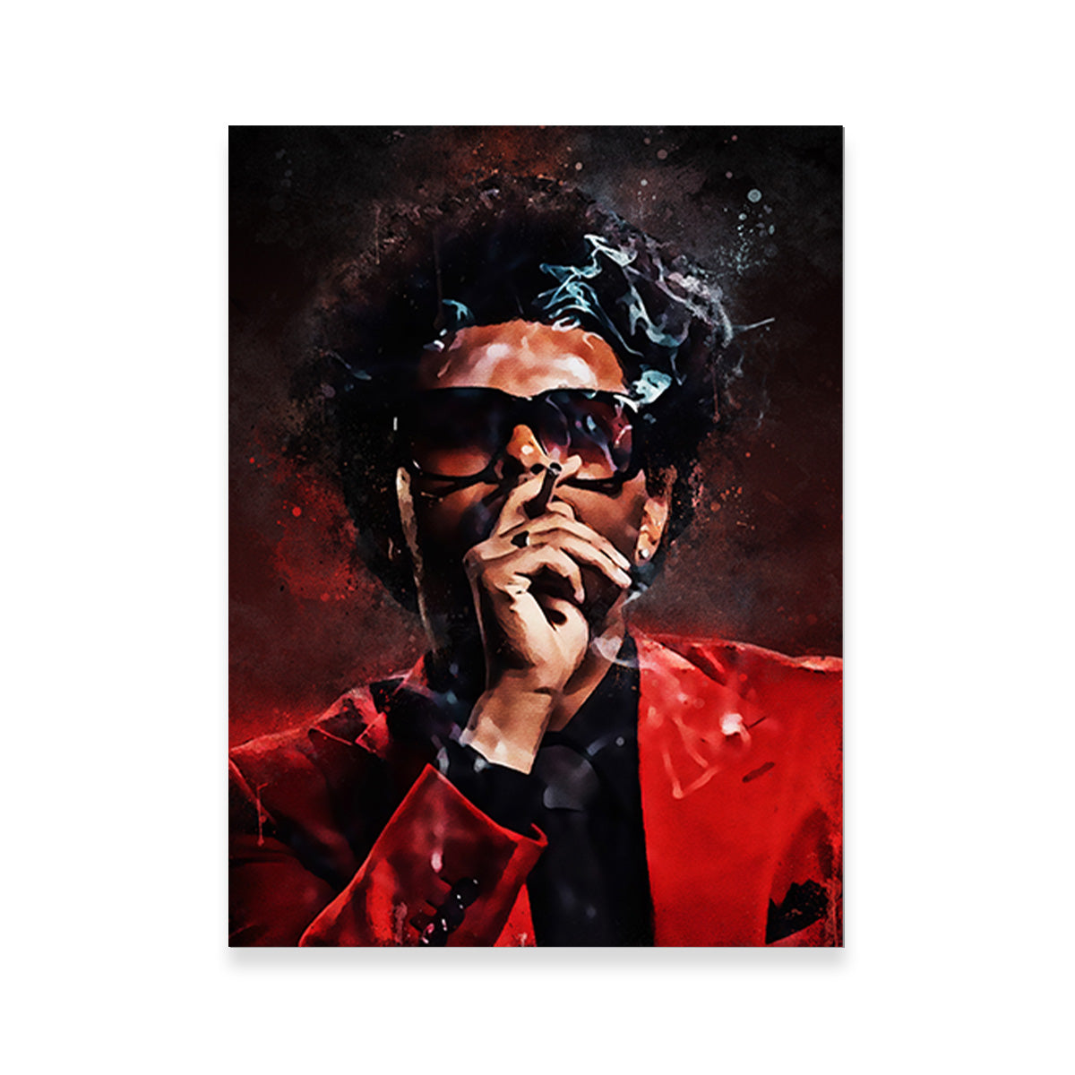 Exclusive The Weeknd Painting - Museum-Quality Artwork
