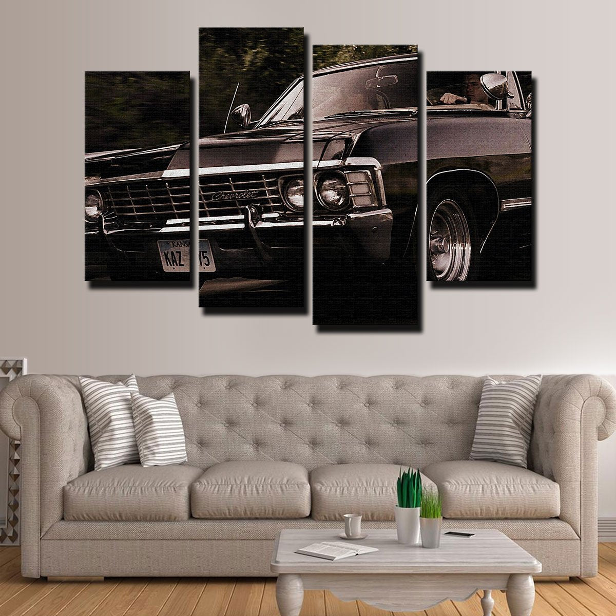 Eye - Catching Supernatural Impala Wall Art for Stunning Decor