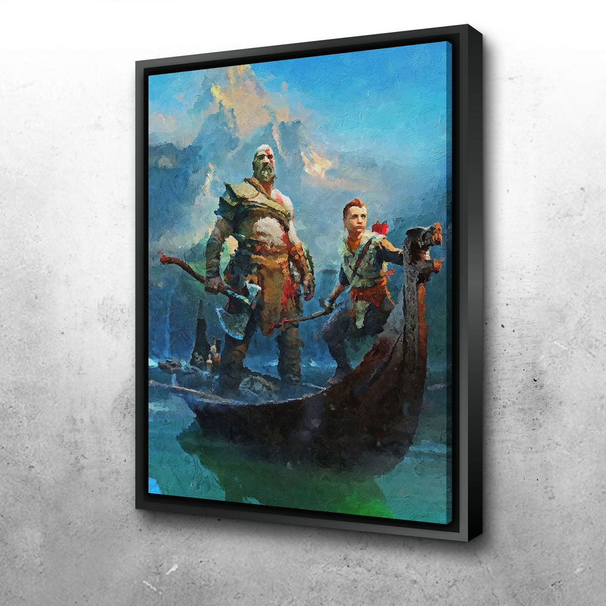 Stunning Kratos Wall Art by Gab Fernando
