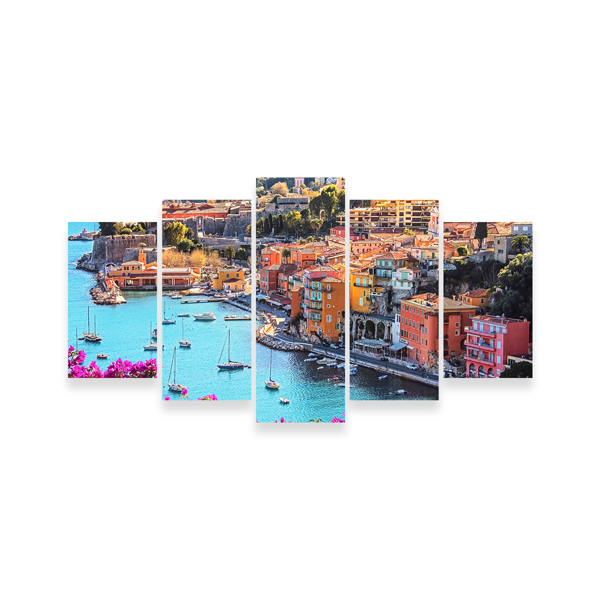 Exquisite Villefranche Wall Art by Manjik Pictures