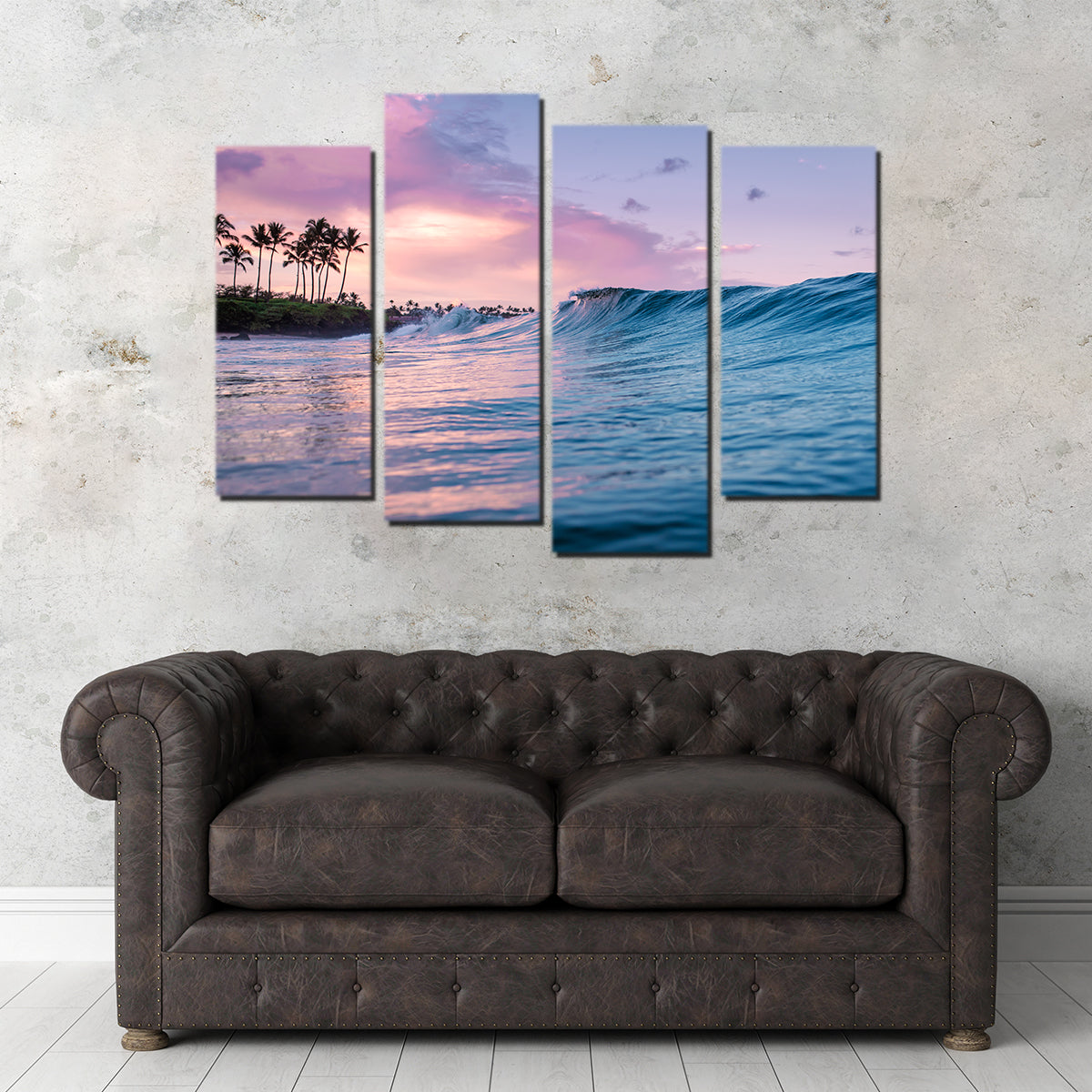 Gorgeous Sunrise Waves Wall Art by Lucas Moore
