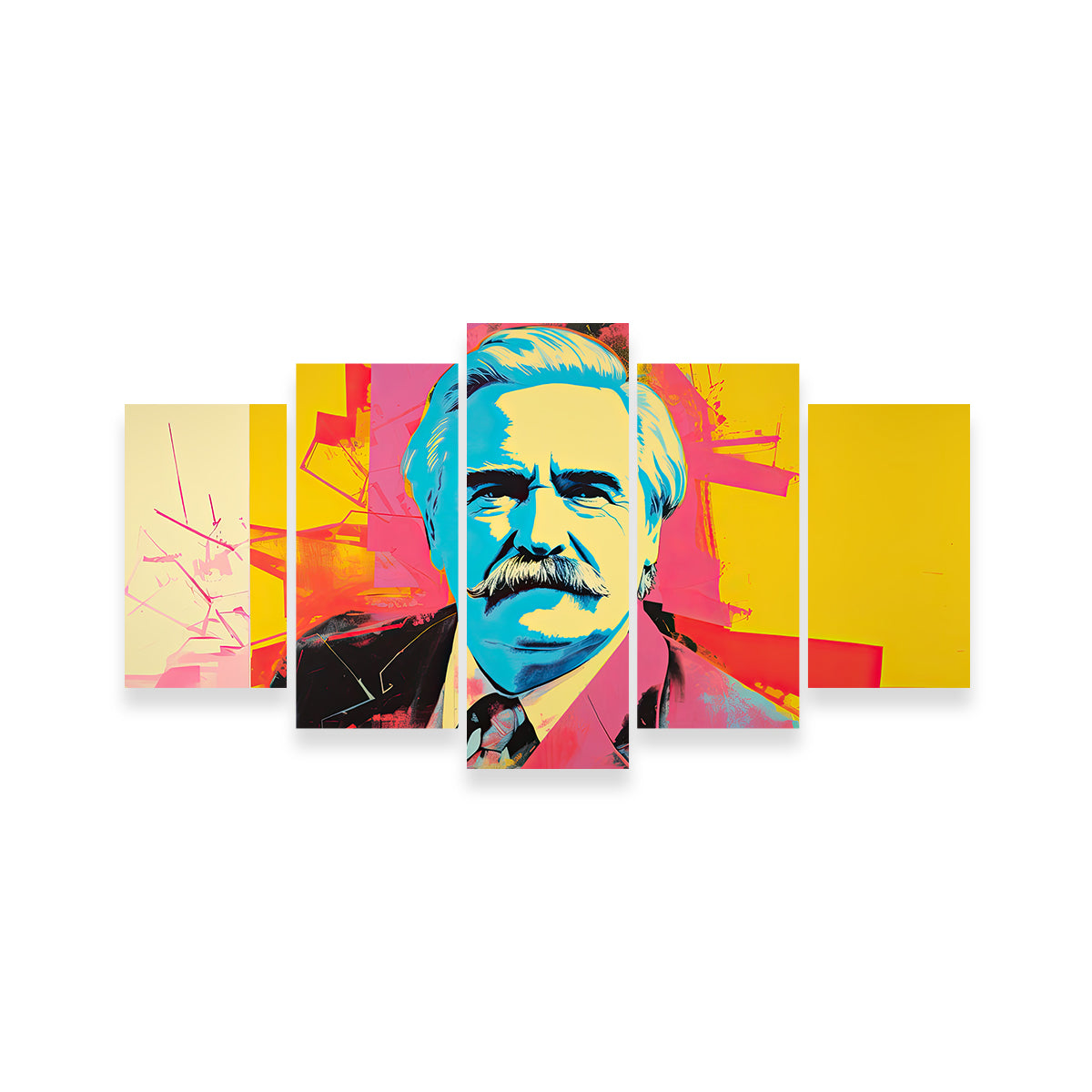 Lech Wałęsa - Stunning Warhol Style Wall Art for Your Home Decor