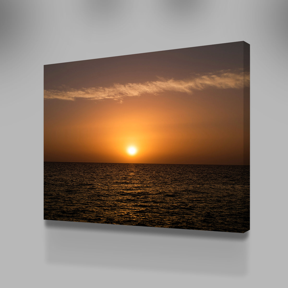 Stunning Marina di Pisa Sunset 2 Wall Art by George Sorin