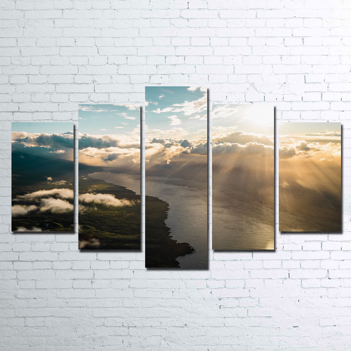 Breathtaking Maui From Above Wall Art by Lucas Moore